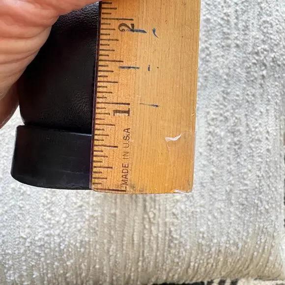 Aldo Brue Full Woven Leather Loafer Black Men’s Italian 42 1/2 - Picture 8 of 10